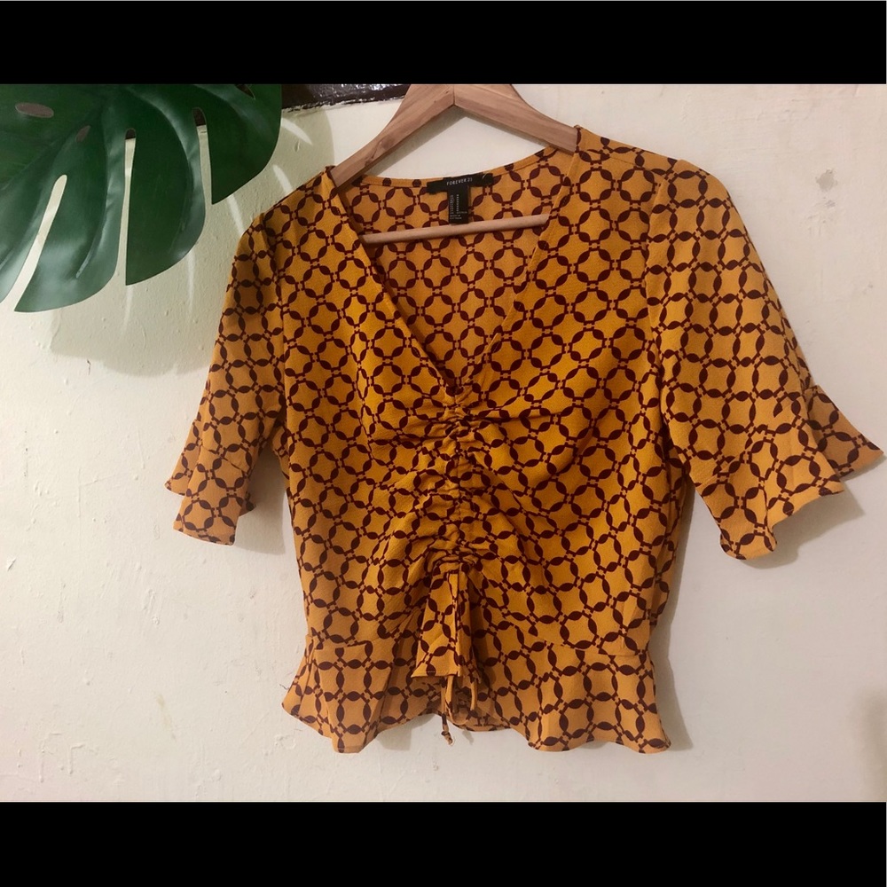 Forever 21 ruffle top brand new